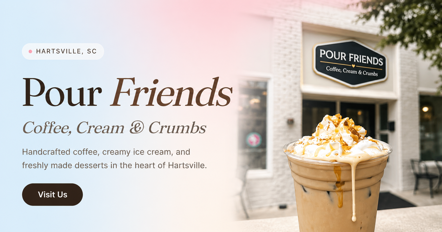 Pour Friends — Social Graphics